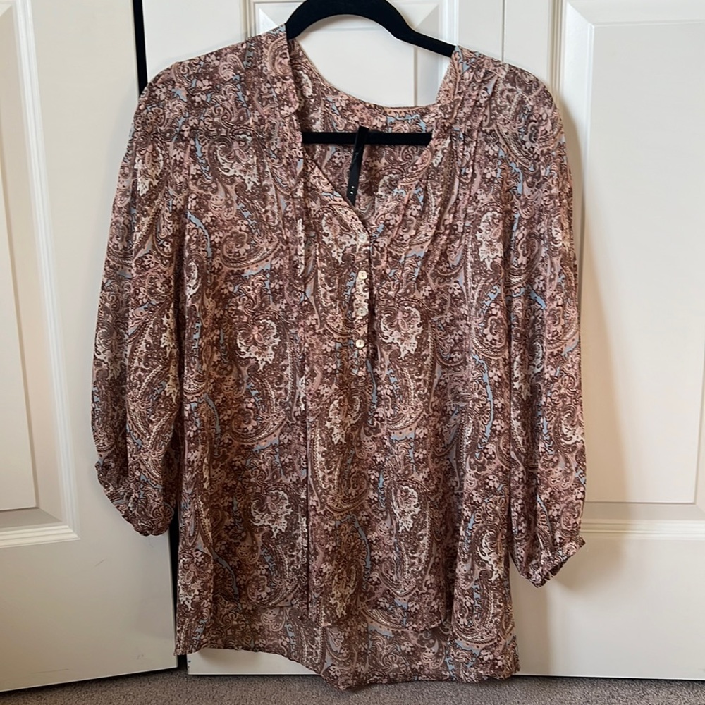 Bellatrix Paisley Blouse. Size Small